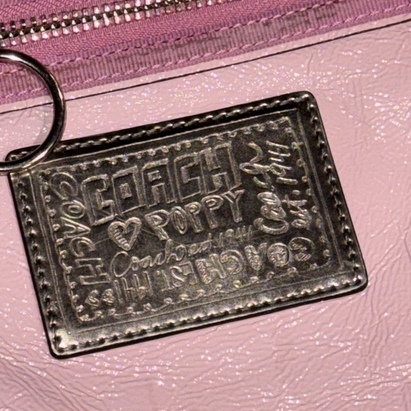 Coach Poppy Y2K Rose Pink Patent Glam Tote Bag 14531 - Picture 5 of 16
